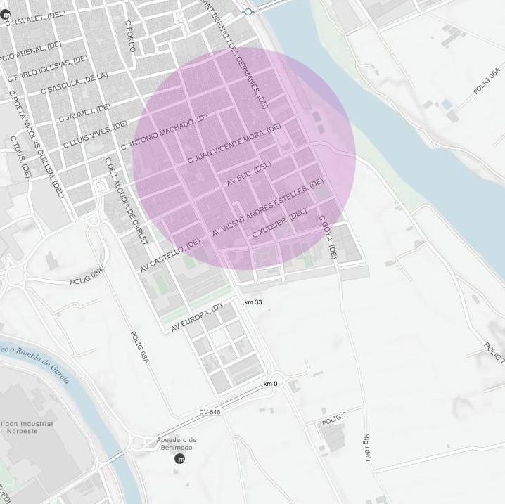 Ubicación Aproximada