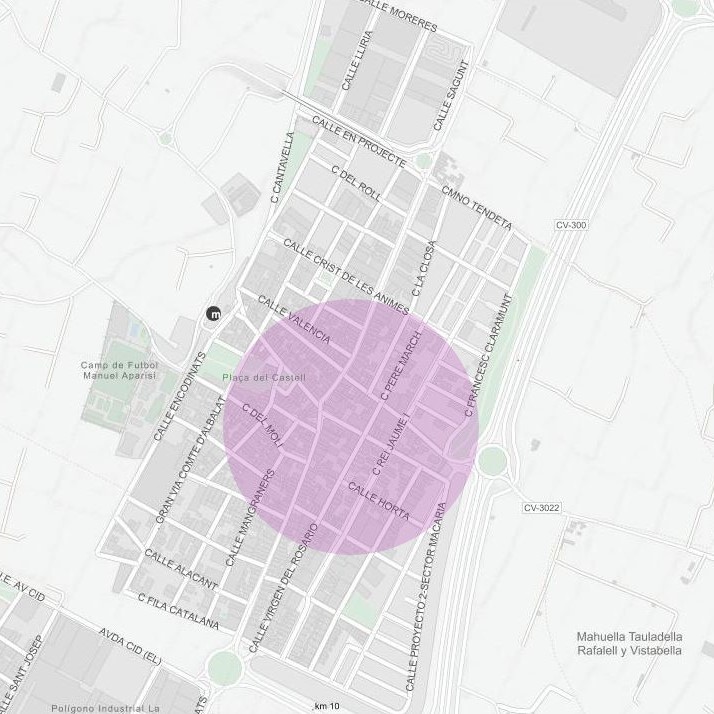 Ubicación aproximada