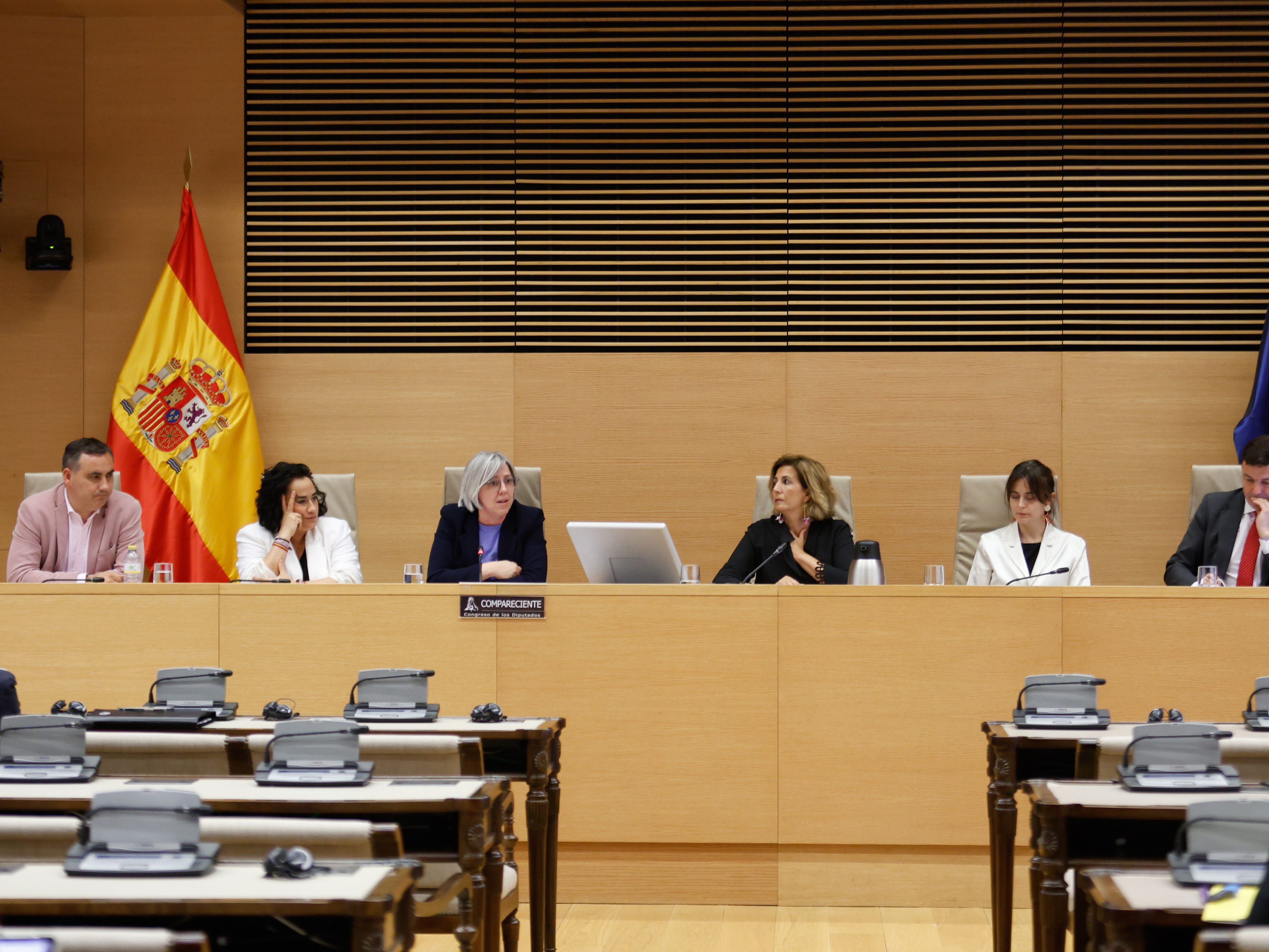 Comparecencia de la directora general de Sepes, Leire Iglesias, en la Comisión de Vivienda del Congreso.