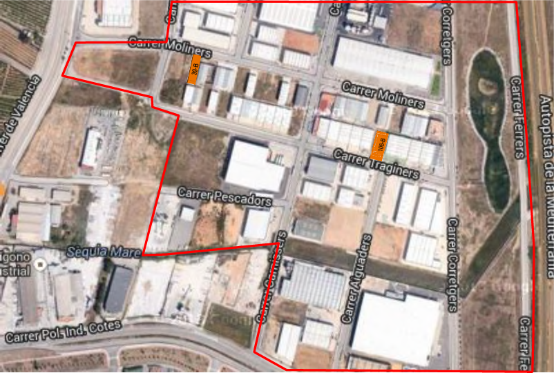 Vista aérea de Algemesí