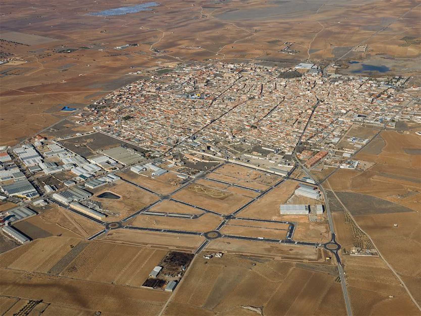 Vista aérea parcela Pedro Muñoz