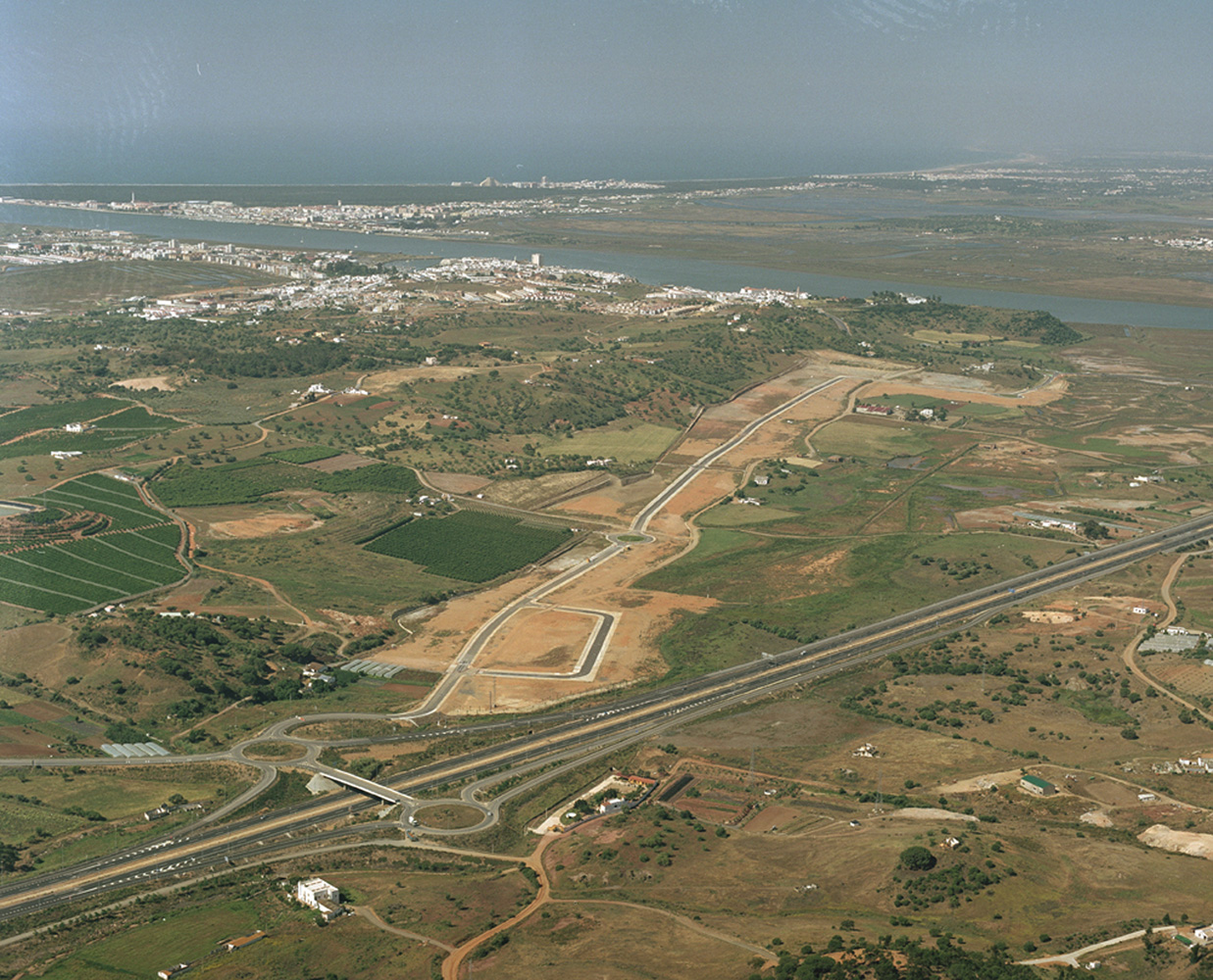 Foto aérea de la actuación