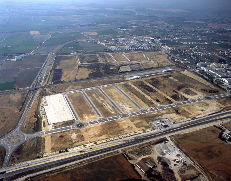 Foto aérea de la actuación