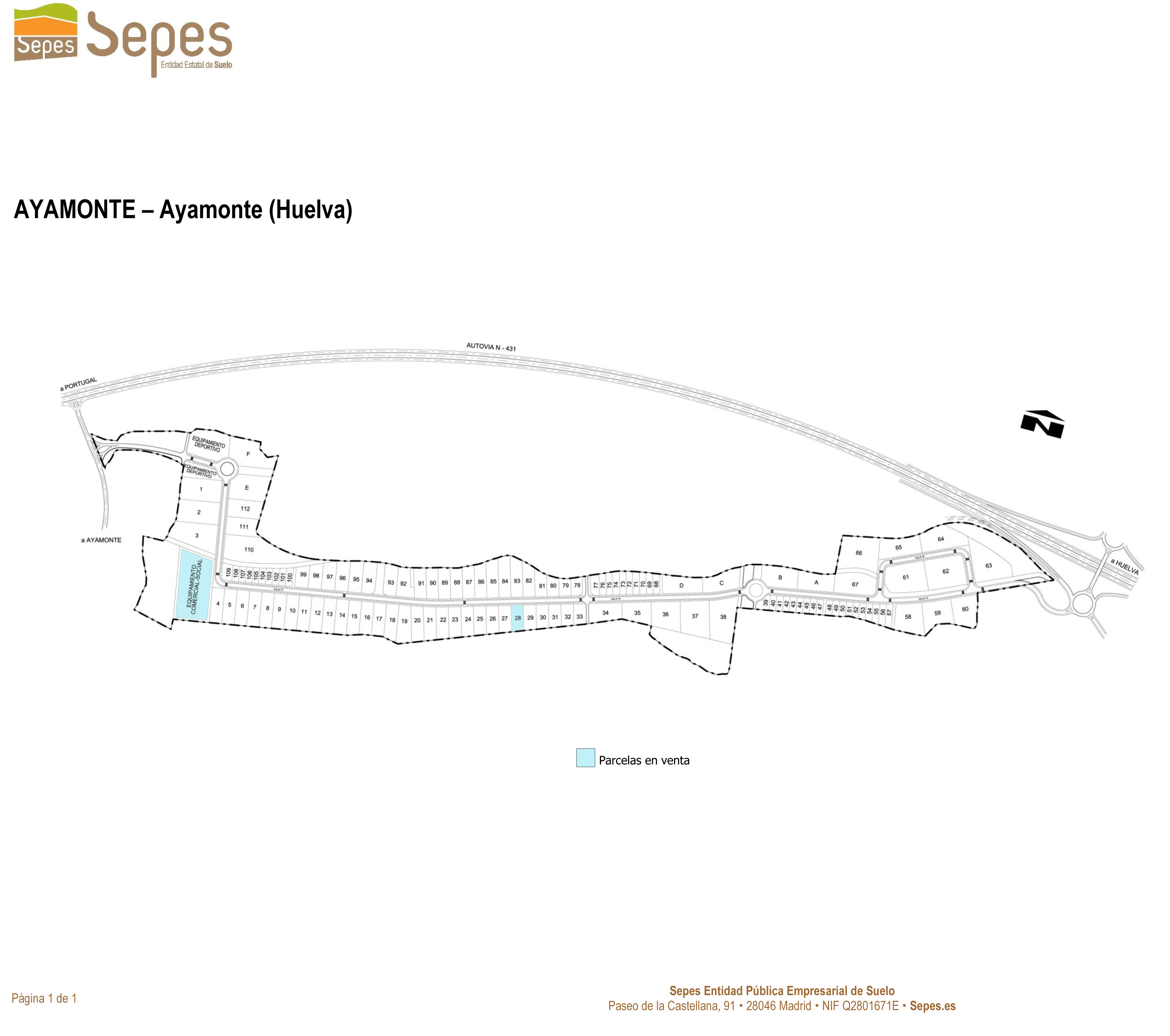 Plano de la actuación