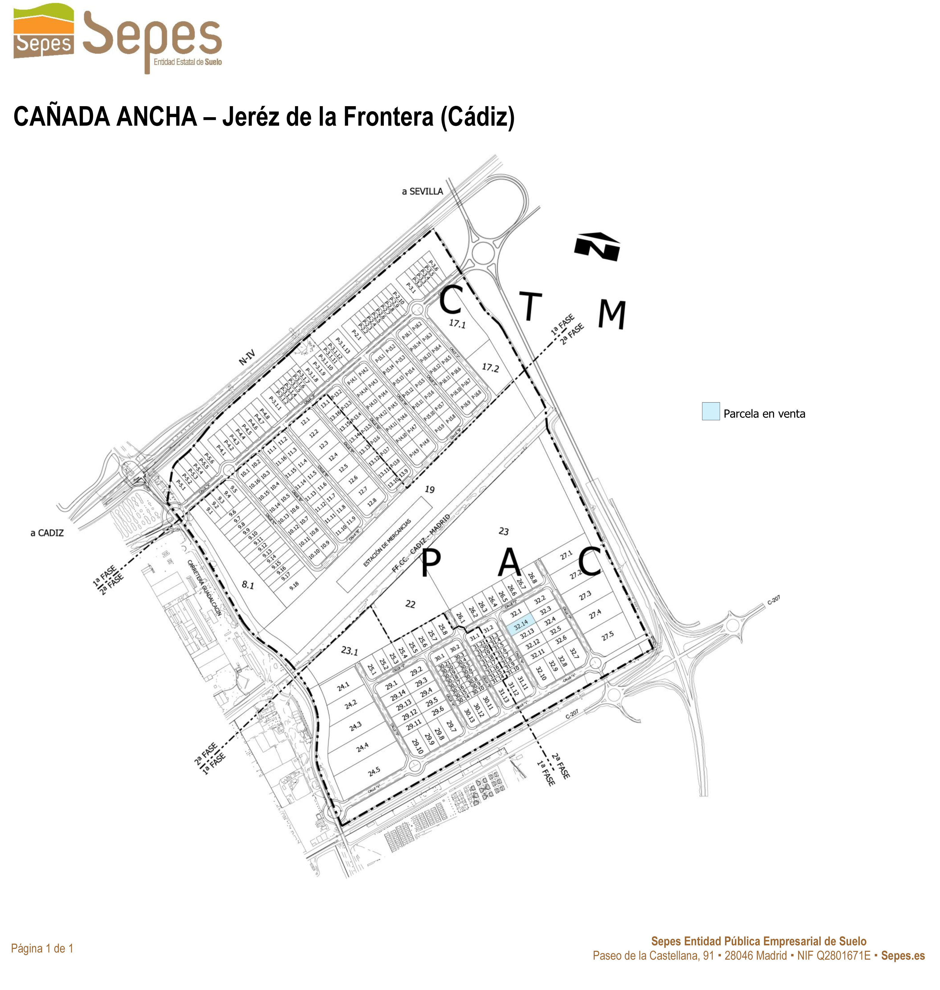 Plano de la actuación