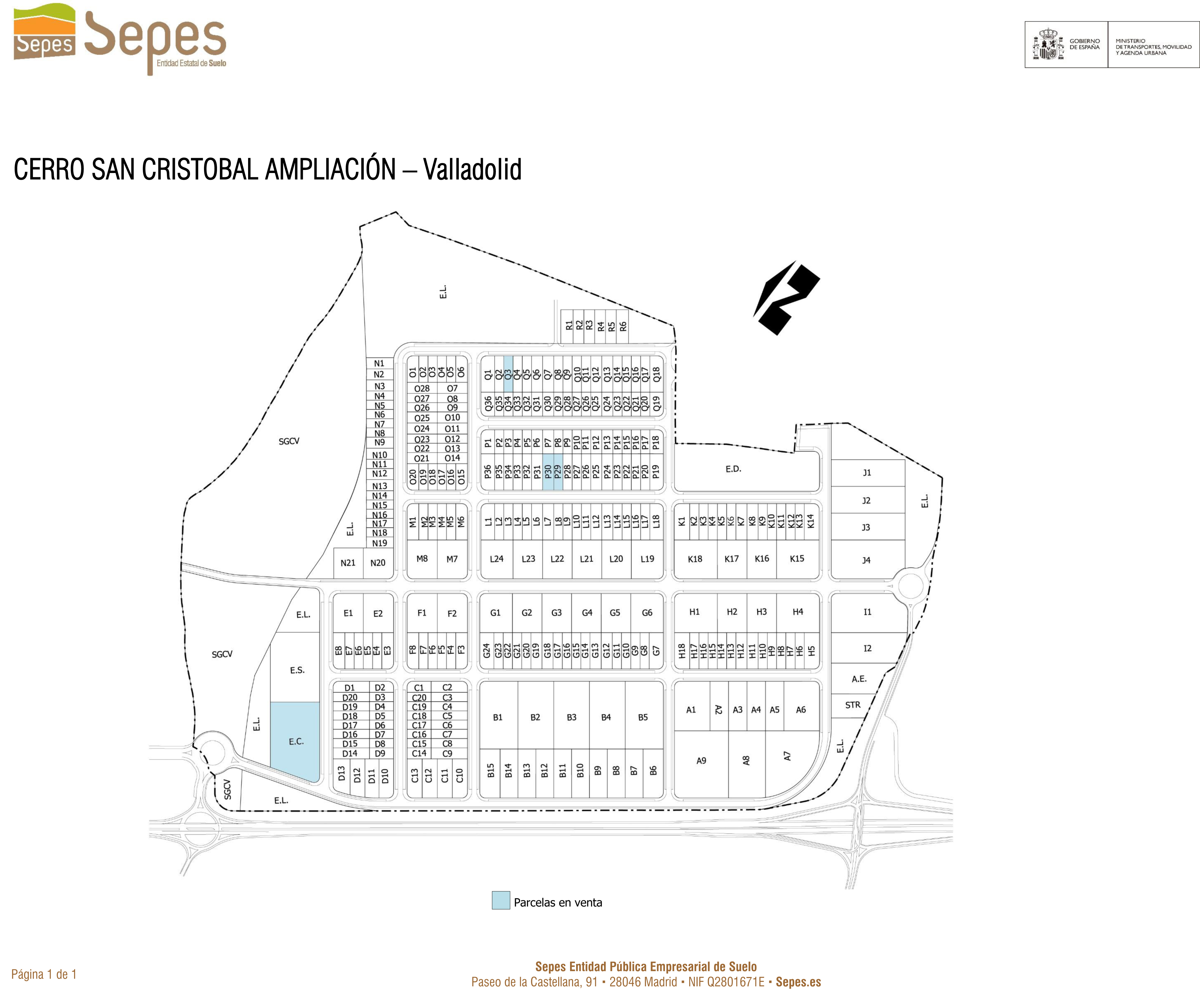 Plano de la actuación