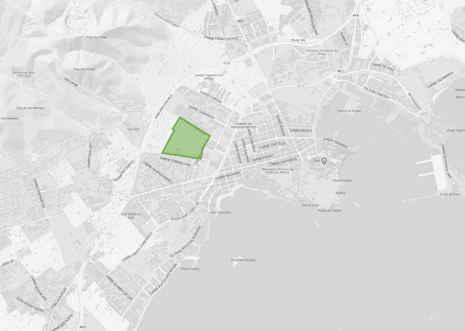 Plano de la actuación