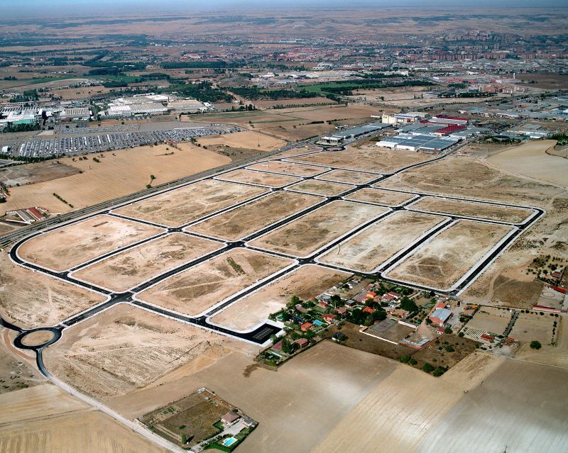 Foto aérea de la actuación