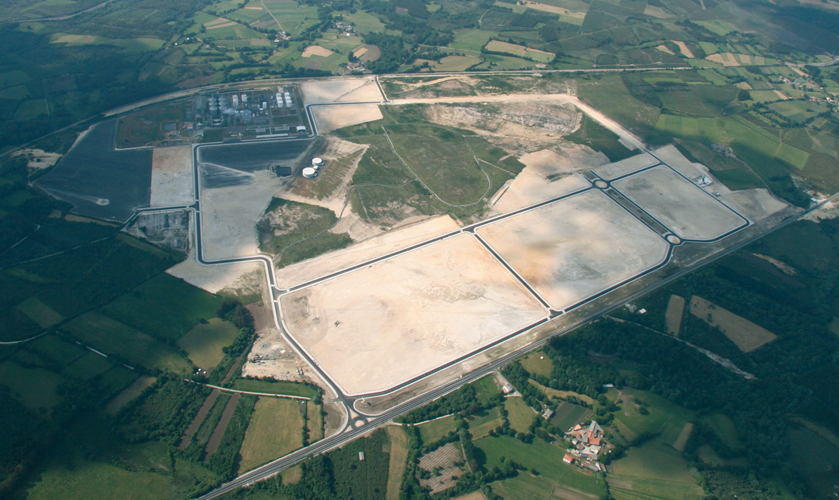 Foto aérea de la actuación