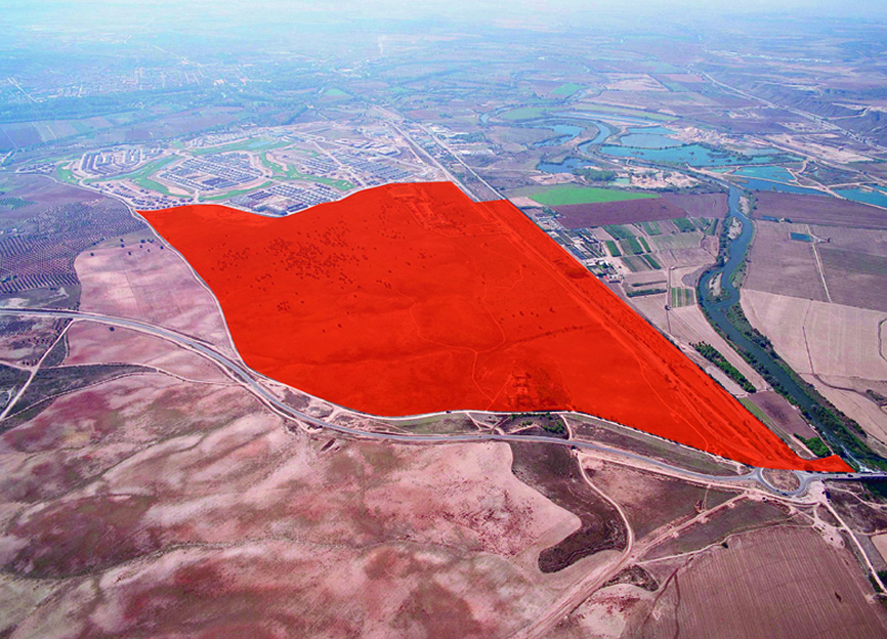 Foto aérea de la actuación